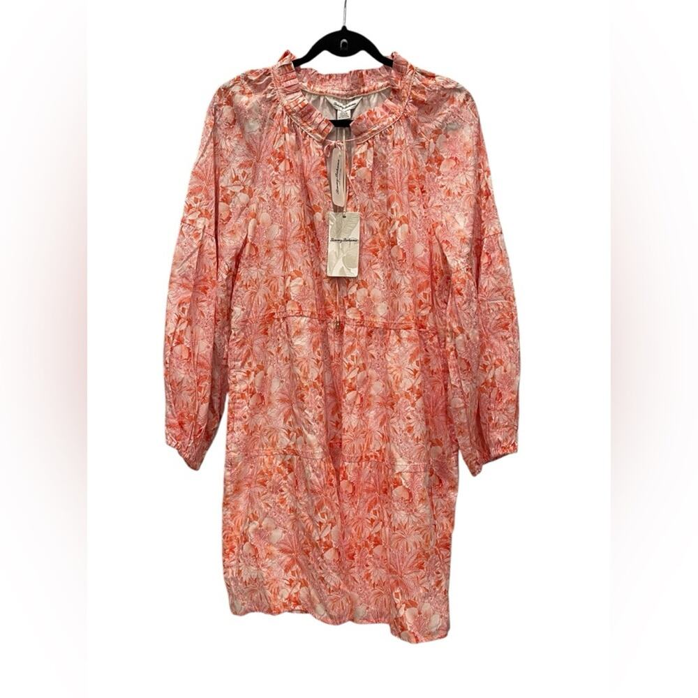 NWT Tommy Bahama Petit Palma Short Dress Size L Paradise Pink - Picture 2 of 8